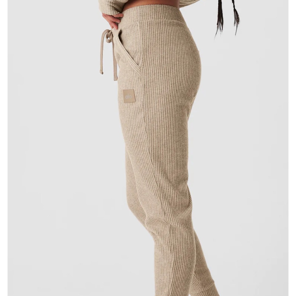 Muse high waist ribbed joggers